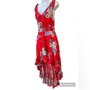 High Low Ruffled Dress Shein